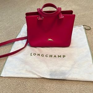 Longchamp Honore Handbag with Removable Strap